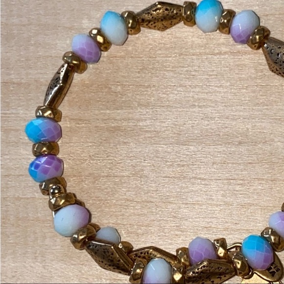 Alex and Ani Islander wrap Bracelet in Russian gold EUC - Picture 2 of 4